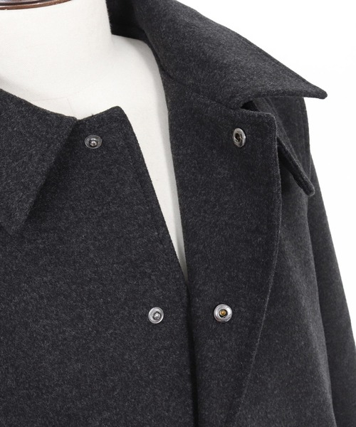 CALL&RESPONSE（コールアンドレスポンス）の「mj10892-ステンカラーコート-スーパーストレッチ（ステンカラーコート・メンズ・チャコール/ブラウン・2/4/5）」の22枚目の写真