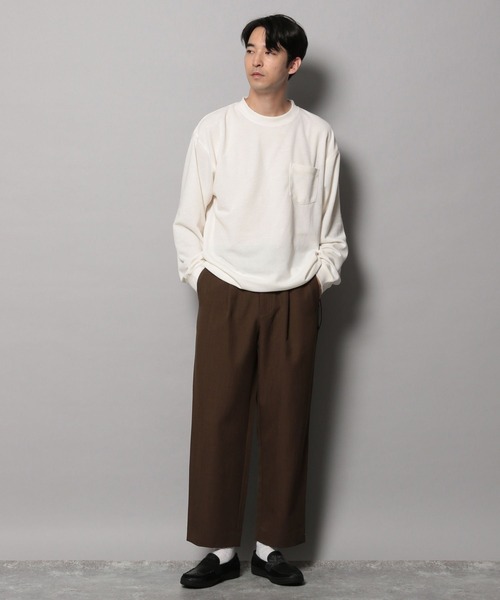 BAYFLOW（ベイフロー）の「ドローコードTシャツ【吸水速乾】（Tシャツ/カットソー・メンズ・ブラック/オフホワイト/ブルー・MEDIUM/LARGE）」の7枚目の写真