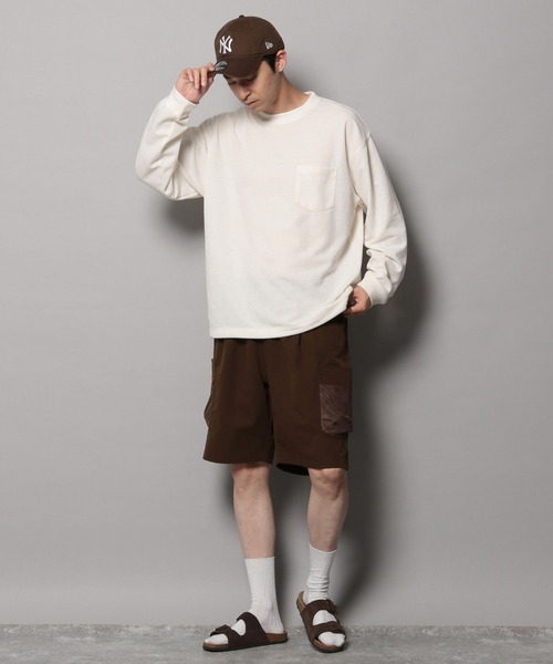 BAYFLOW（ベイフロー）の「ドローコードTシャツ【吸水速乾】（Tシャツ/カットソー・メンズ・ブラック/オフホワイト/ブルー・MEDIUM/LARGE）」の8枚目の写真