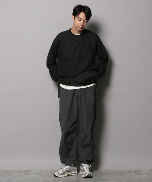 BAYFLOW（ベイフロー）の「ドローコードTシャツ【吸水速乾】（Tシャツ/カットソー・メンズ・ブラック/オフホワイト/ブルー・MEDIUM/LARGE）」の10枚目の写真