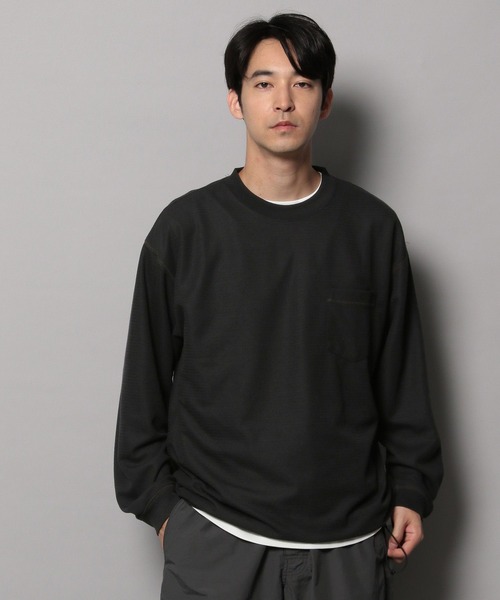 BAYFLOW（ベイフロー）の「ドローコードTシャツ【吸水速乾】（Tシャツ/カットソー・メンズ・ブラック/オフホワイト/ブルー・MEDIUM/LARGE）」の11枚目の写真