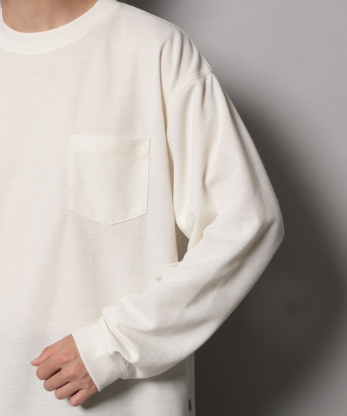 BAYFLOW（ベイフロー）の「ドローコードTシャツ【吸水速乾】（Tシャツ/カットソー・メンズ・ブラック/オフホワイト/ブルー・MEDIUM/LARGE）」の22枚目の写真