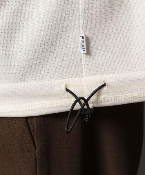 BAYFLOW（ベイフロー）の「ドローコードTシャツ【吸水速乾】（Tシャツ/カットソー・メンズ・ブラック/オフホワイト/ブルー・MEDIUM/LARGE）」の6枚目の写真