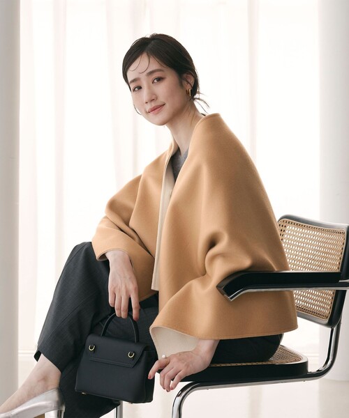 UNITED ARROWS /リバー バイカラー コート/スカート/セットアップ 2SET】バイカラーブラウス×スカートセットアップ(ワンピース