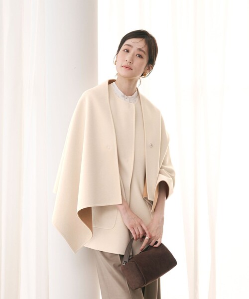 ユナイテッドアローズ　バイカラー　サイズ38 バイカラー リバー ミドルコート