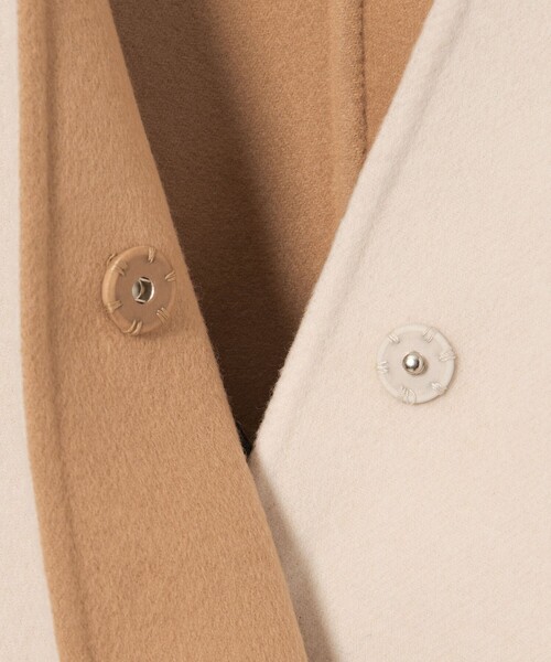 UNITED ARROWS（ユナイテッドアローズ）の「バイカラー リバー ストール（その他アウター・レディース・オフホワイト/ネイビー・FREE）」の21枚目の写真