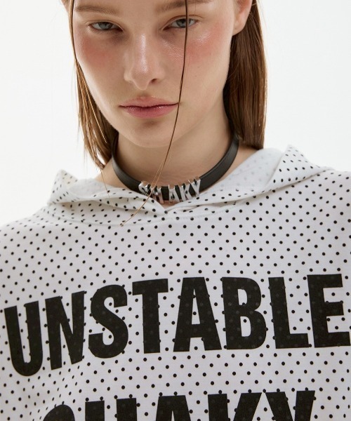 ESC STUDIO(イーエスシースタジオ)の「【ESC STUDIO】quadruple shaky hoodie / 【イーエスシースタジオ】クアドルプルシャイキーロゴフード付き半袖Tシャツ(Tシャツ/カットソー・メンズ・ホワイト/ブラック/ホワイト×ブラック・ONE SIZE)」の15枚目の写真