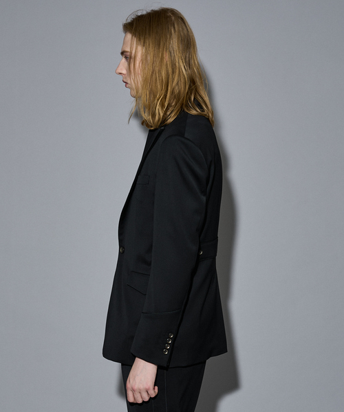 5351 POUR LES HOMMES（ゴーサンゴーイチプールオム）の「【セットアップ 対応/Director's Line】ピークドラペル ミリタリー ジャケット（テーラードジャケット・メンズ・ブラック・44/46/48/50）」の3枚目の写真