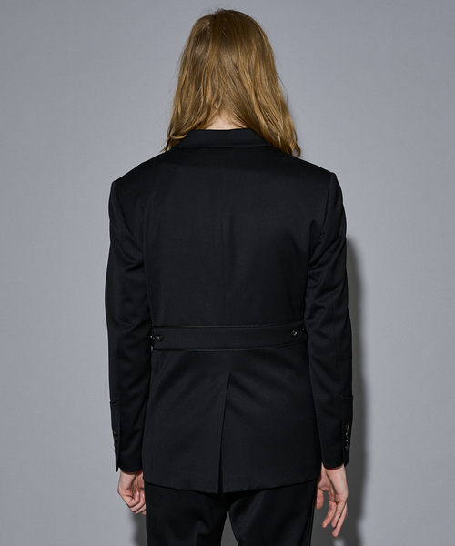 5351 POUR LES HOMMES（ゴーサンゴーイチプールオム）の「【セットアップ 対応/Director's Line】ピークドラペル ミリタリー ジャケット（テーラードジャケット・メンズ・ブラック・44/46/48/50）」の2枚目の写真