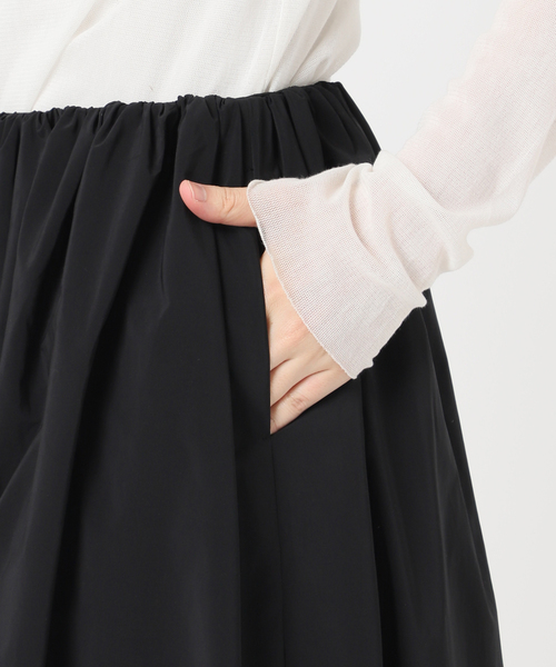 plage(プラージュ)の「taffeta maxi スカート(スカート・レディース・アイボリー/ブラック・38/36)」の8枚目の写真