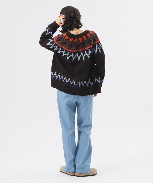 BEAMS BOY（ビームスボーイ）の「ポリエステル ツイル スラックス（スラックス・レディース・ダークグリーン/ブルー系その他・0/1）」の5枚目の写真