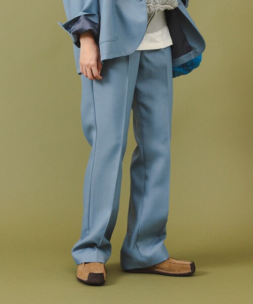 BEAMS BOY（ビームスボーイ）の「ポリエステル ツイル スラックス（スラックス・レディース・ダークグリーン/ブルー系その他・0/1）」の10枚目の写真