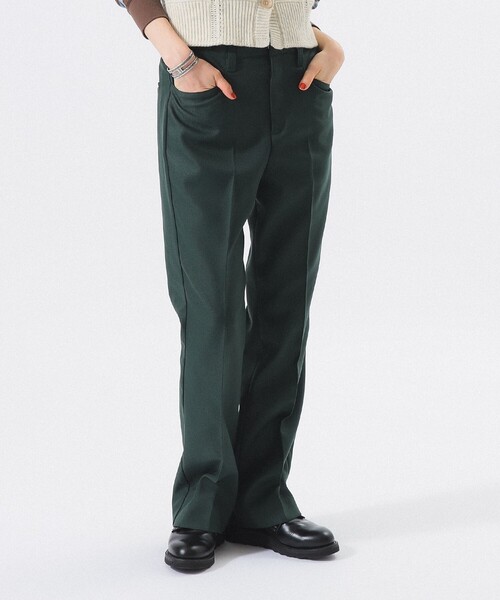 BEAMS BOY（ビームスボーイ）の「ポリエステル ツイル スラックス（スラックス・レディース・ダークグリーン/ブルー系その他・0/1）」の15枚目の写真