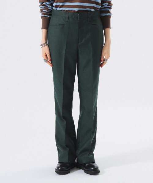 BEAMS BOY（ビームスボーイ）の「ポリエステル ツイル スラックス（スラックス・レディース・ダークグリーン/ブルー系その他・0/1）」の16枚目の写真