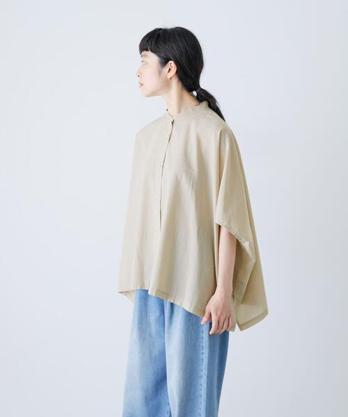 かぐれ（カグレ）の「コットンスクエアポンチョシャツ（シャツ