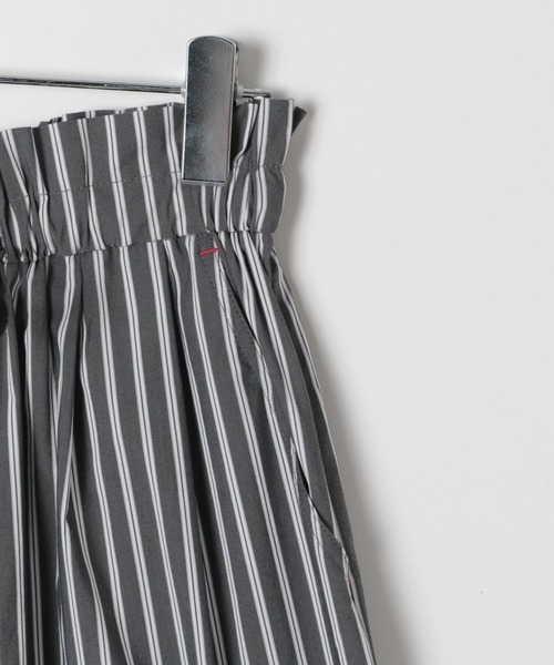BAYFLOW（ベイフロー）の「ストライプリラックスパンツ（その他パンツ・レディース・チャコール/ホワイト・FREE）」の6枚目の写真
