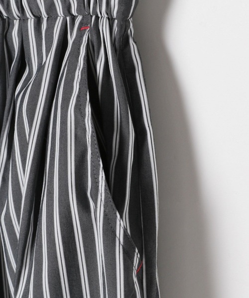 BAYFLOW（ベイフロー）の「ストライプリラックスパンツ（その他パンツ・レディース・チャコール/ホワイト・FREE）」の7枚目の写真