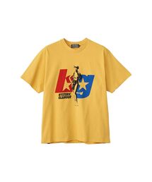 HYSTERIC ヒステリック　Tシャツ グリーン　ロゴ　星　スター　イエロー HYSTERIC GLAMOUR（ヒステリックグラマー）の「HEMPSTER Tシャツ