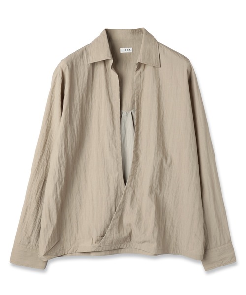 Jieda（ジエダ）の「SKIPPER SHIRT（シャツ/ブラウス・メンズ・ダークグレー/オリーブ系・1/2）」の2枚目の写真