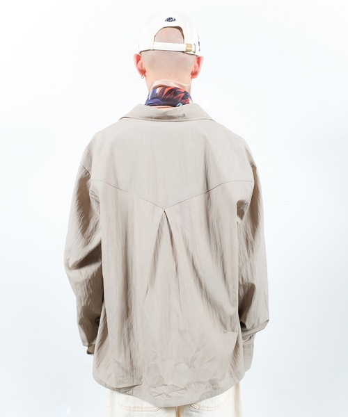 Jieda（ジエダ）の「SKIPPER SHIRT（シャツ/ブラウス・メンズ・ダークグレー/オリーブ系・1/2）」の7枚目の写真