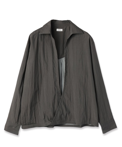Jieda（ジエダ）の「SKIPPER SHIRT（シャツ/ブラウス・メンズ・ダークグレー/オリーブ系・1/2）」の11枚目の写真