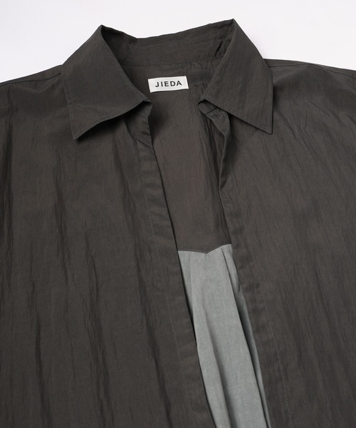 Jieda（ジエダ）の「SKIPPER SHIRT（シャツ/ブラウス・メンズ・ダークグレー/オリーブ系・1/2）」の16枚目の写真