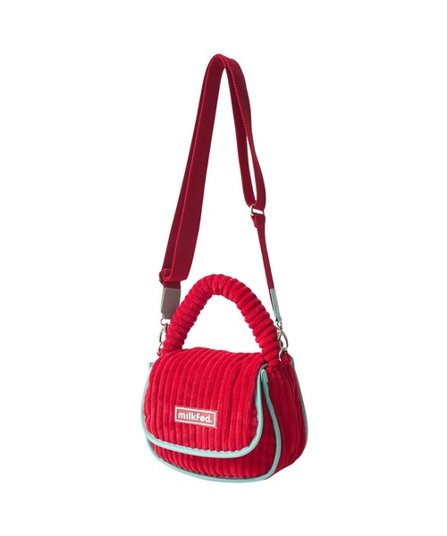 MILKFED.（ミルクフェド）の「CORDUROY PIPING BAG（ショルダーバッグ・レディース・ブラック/レッド/パープル・ONE SIZE）」の21枚目の写真
