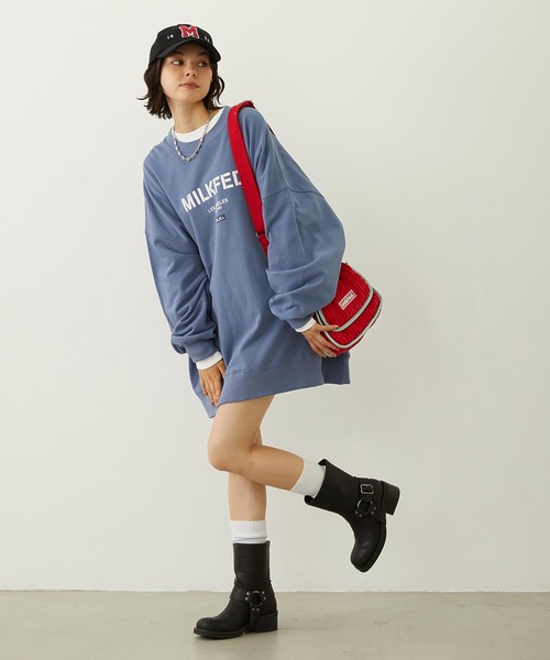 MILKFED.（ミルクフェド）の「CORDUROY PIPING BAG（ショルダーバッグ・レディース・ブラック/レッド/パープル・ONE SIZE）」の18枚目の写真