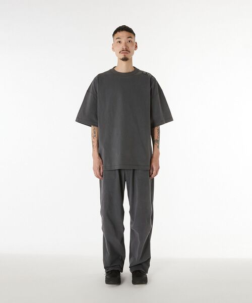 トップス n.hoolywood gray SIDE-PANEL T-SHIRT N.HOOLYWOOD TEST PRODUCT EXCHANGE SERVICE