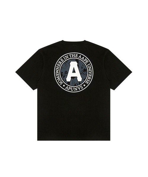 AAPE BY A BATHING APE(エーエイプバイアベイシングエイプ)の「AAPE FANCY MAIN TEE(Tシャツ/カットソー・メンズ・ブラック・X-LARGE/SMALL/MEDIUM/LARGE/XX-LARGE)」の1枚目の写真