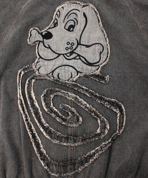 GALFY（ガルフィー）の「【GALFY/ガルフィー】ぐるグニャデニムパーカー（ブルゾン・メンズ・ブラック/ブラウン/ブルー・XL/L）」の11枚目の写真