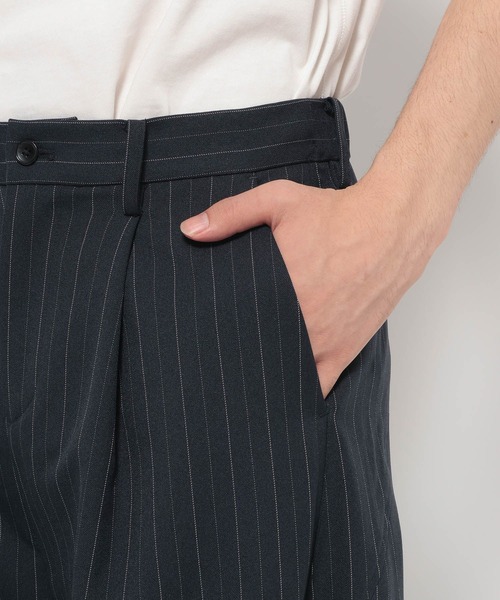 HARE（ハレ）の「【SET UP対応】3ディメンションワイドパンツ(HARE)（スラックス・メンズ・グレー/ブラック/ブルー系その他/パープル/ブラック系その他/グレー系その他/オレンジ/ライトパープル・SMALL/MEDIUM/LARGE）」の21枚目の写真