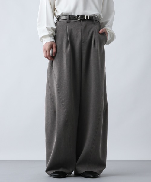 ハレです。　３ SET UP対応】3ディメンションワイドパンツ(HARE)（スラックス）｜HARE