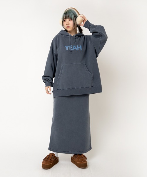 RNA（アールエヌエー）の「M2491 ＹＥＡＨピグメントフーディー（パーカー・レディース・ネイビー/ブラウン/ピンク・MEDIUM）」の18枚目の写真