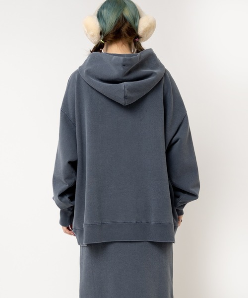 RNA（アールエヌエー）の「M2491 ＹＥＡＨピグメントフーディー（パーカー・レディース・ネイビー/ブラウン/ピンク・MEDIUM）」の9枚目の写真