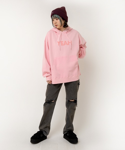 RNA（アールエヌエー）の「M2491 ＹＥＡＨピグメントフーディー（パーカー・レディース・ネイビー/ブラウン/ピンク・MEDIUM）」の19枚目の写真