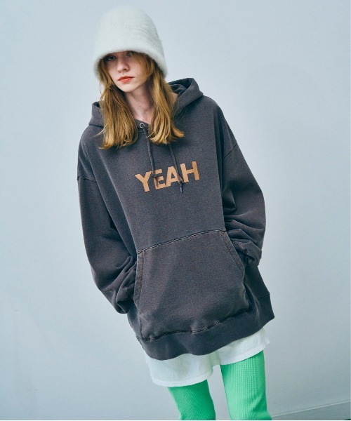 RNA（アールエヌエー）の「M2491 ＹＥＡＨピグメントフーディー（パーカー・レディース・ネイビー/ブラウン/ピンク・MEDIUM）」の20枚目の写真