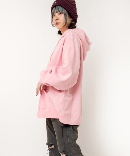 RNA（アールエヌエー）の「M2491 ＹＥＡＨピグメントフーディー（パーカー・レディース・ネイビー/ブラウン/ピンク・MEDIUM）」の11枚目の写真