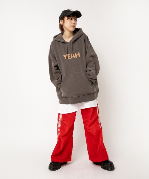 RNA（アールエヌエー）の「M2491 ＹＥＡＨピグメントフーディー（パーカー・レディース・ネイビー/ブラウン/ピンク・MEDIUM）」の15枚目の写真