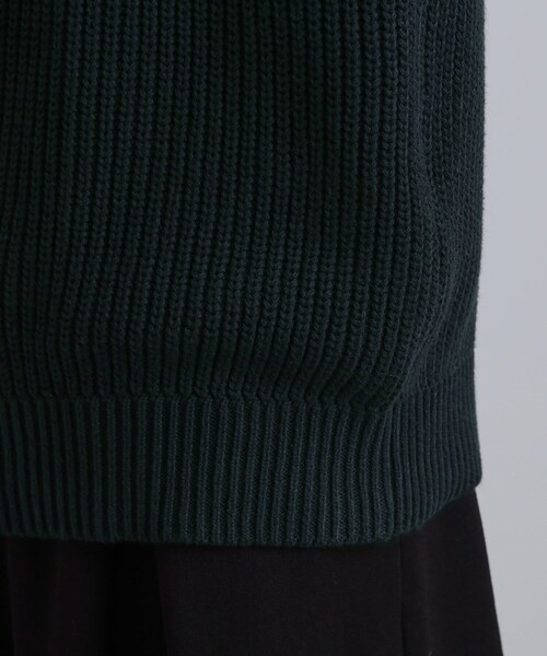 tk.TAKEO KIKUCHI（ティーケータケオキクチ）の「コットン畔編みグラデーションニット（ニット/セーター・メンズ・ライトグレー/オフホワイト/チャコールグレー・02/03/04）」の10枚目の写真
