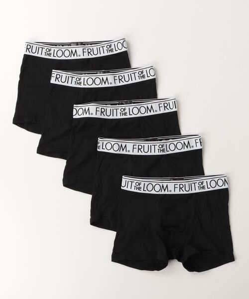 LGB ルグランブルー 黒 ボクサー パンツ FRUIT OF THE LOOM/フルーツオブザルーム 5P TC フライス