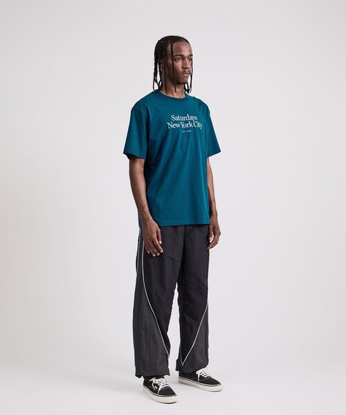 Saturdays NYC(サタデーズ ニューヨークシティ )の「Miller Standard SS Tee(Tシャツ/カットソー・メンズ・ブルー/ダークブラウン・L/M/S/XL/X-SMALL)」の20枚目の写真