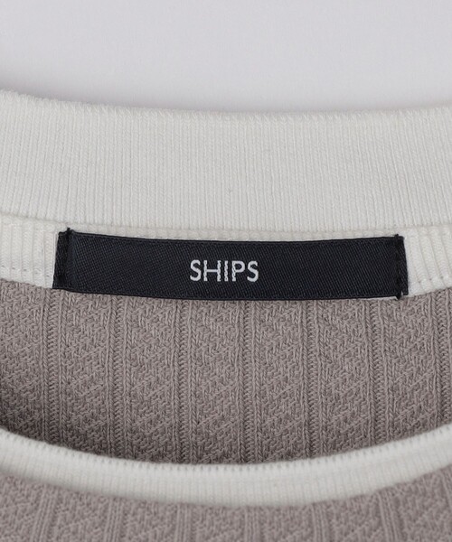 SHIPS(シップス)の「SHIPS: フェイク レイヤード クルーネック ロングスリーブ(Tシャツ/カットソー・メンズ・グレー/ベージュ/ネイビー/ワイン・SMALL/MEDIUM/LARGE/X-LARGE)」の15枚目の写真