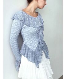 ミッソーニレディースレーストップス♡新品未使用♡① ミニミニストア miniministore レースカットソー切り替え