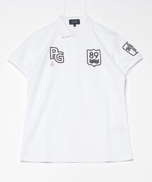 【№759】✨❤パーリーゲイツ PEARLY GATES ポロシャツ 半袖 XL パーリーゲイツ 半袖ポロシャツ ネイビー×イエロー フライング