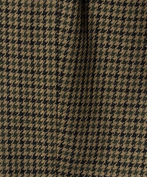 UNITED ARROWS（ユナイテッドアローズ）の「モダンチェック ノープリーツ ワイドストレート パンツ（スラックス・メンズ・オリーブ/ベージュ・M/L/S/XL）」の22枚目の写真