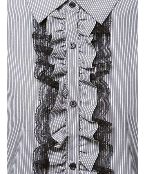 セール】レースフリルチュニックシャツ（シャツ/ブラウス）｜jouetie