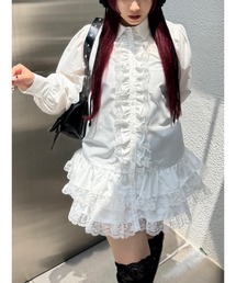 jouetie | レースフリルチュニックシャツ(シャツ/ブラウス)