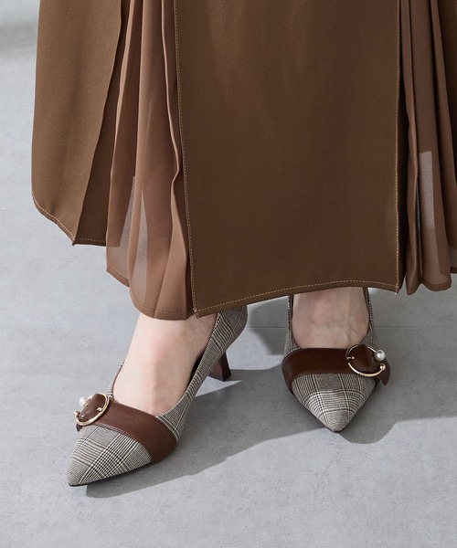 ORiental TRaffic(オリエンタルトラフィック)の「2025秋冬新作サークルモチーフポインテッドトゥパンプス/56303(パンプス・レディース・ブラック/ブラウン/ベージュ・35/36/37/38/39/40/41)」の13枚目の写真