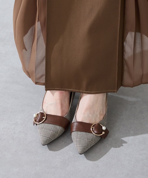 ORiental TRaffic(オリエンタルトラフィック)の「2025秋冬新作サークルモチーフポインテッドトゥパンプス/56303(パンプス・レディース・ブラック/ブラウン/ベージュ・35/36/37/38/39/40/41)」の14枚目の写真